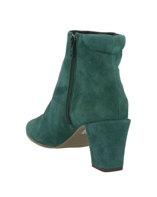 Daniele Ancarani Green Ankle Boots Soft Leather