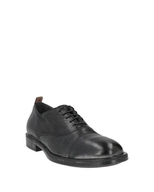 Moma Black Lace-Up Shoes