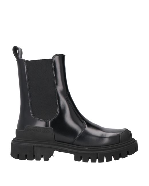 Dolce & Gabbana Black Stiefelette