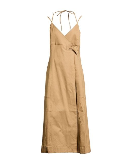 Ganni Natural Maxi Dresses