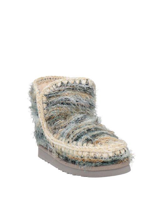 Mou Gray Ankle Boots