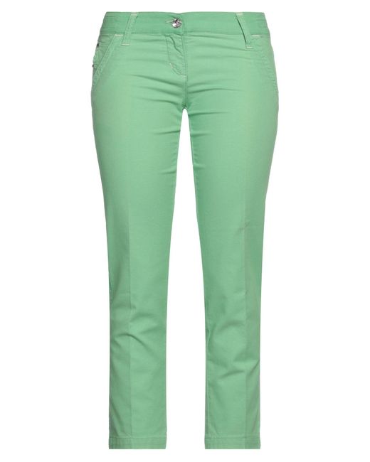 Jacob Coh?n Green Cropped Trousers