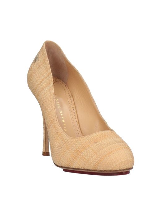 Charlotte Olympia Natural Pumps