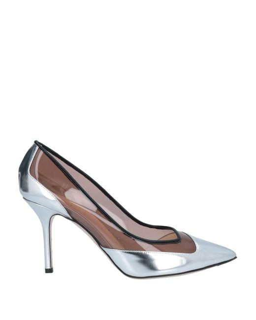 Pollini White Pumps