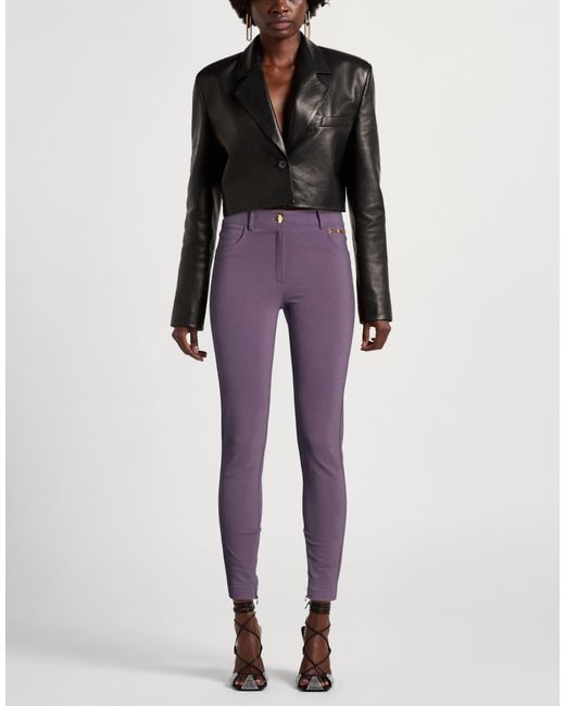 Elisabetta Franchi Purple Pants