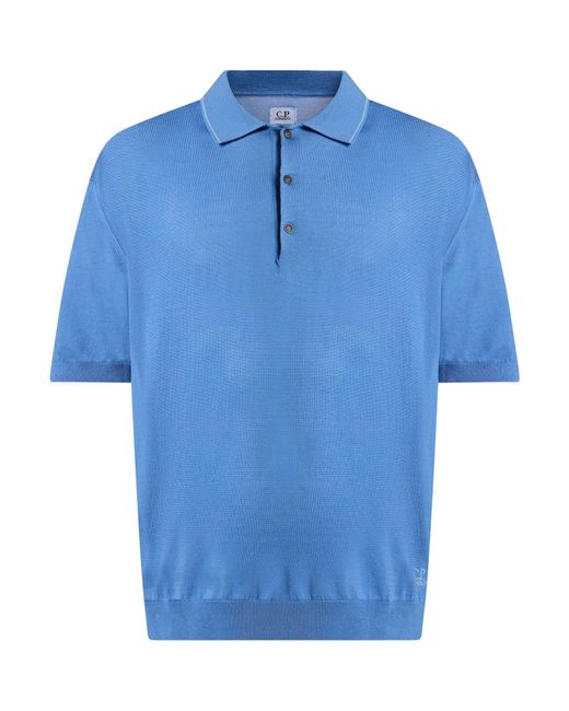 C P Company Blue Midnight Sweater Cotton for men