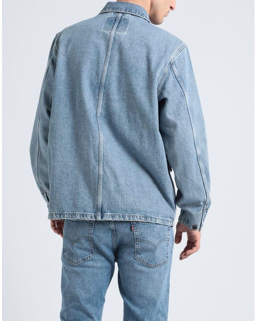 Levi's Blue Denim Outerwear for men