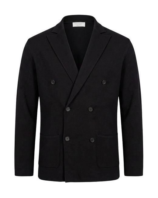 FILIPPO DE LAURENTIIS Black Blazers for men