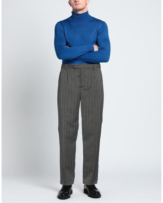 VTMNTS Gray Pants Virgin Wool for men