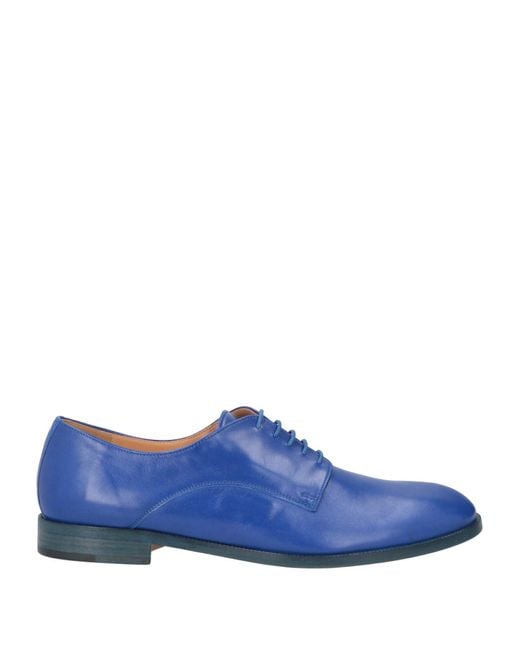 Maison Margiela Men's Blue Lace-Up Shoes
