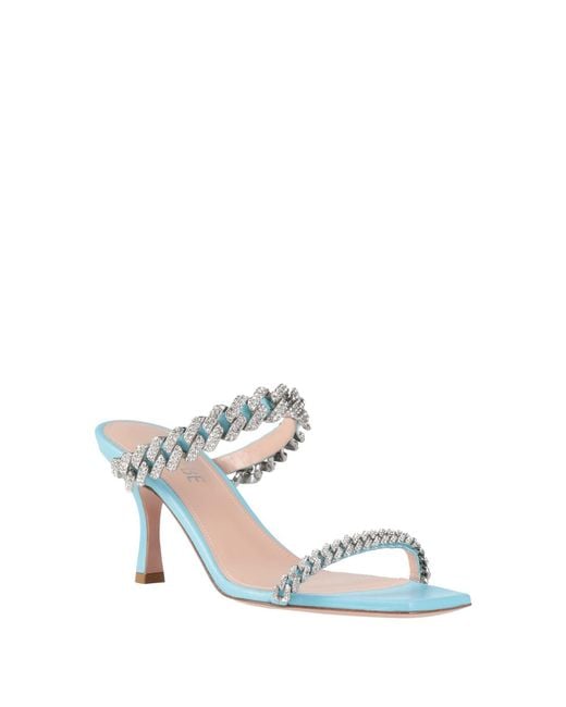 Gedebe White Sandals Leather