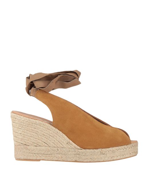 Gioseppo Natural Espadrilles Leather