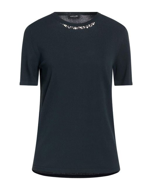 Anneclaire Black Sweater Viscose, Polyamide