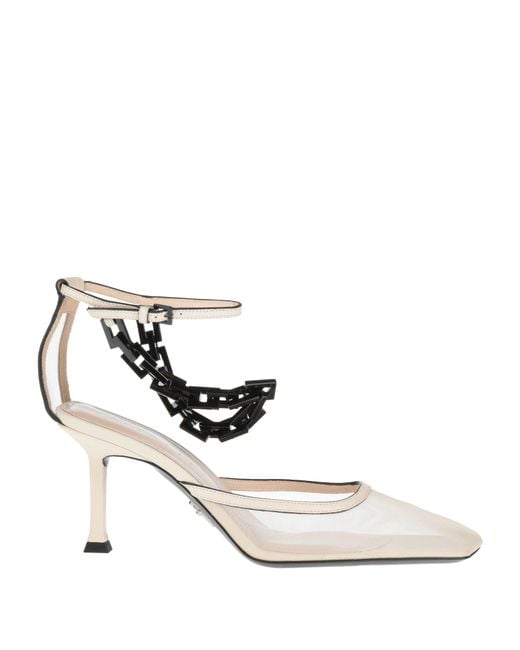 Cesare Paciotti White Pumps