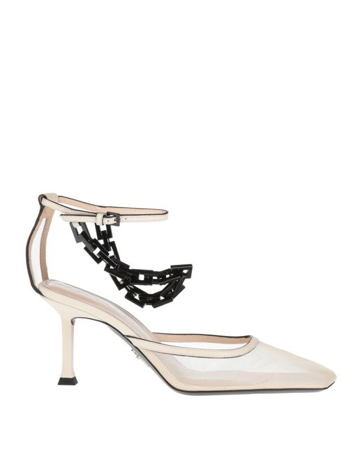 Cesare Paciotti White Pumps