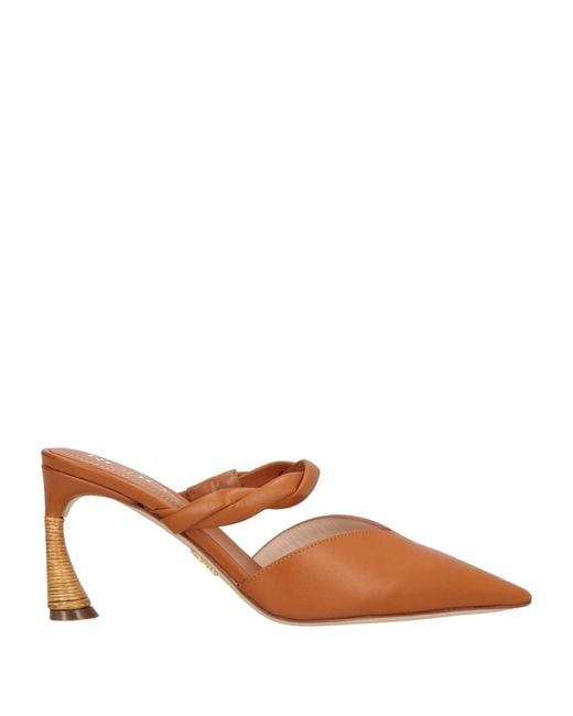 Rodo Brown Mules & Clogs