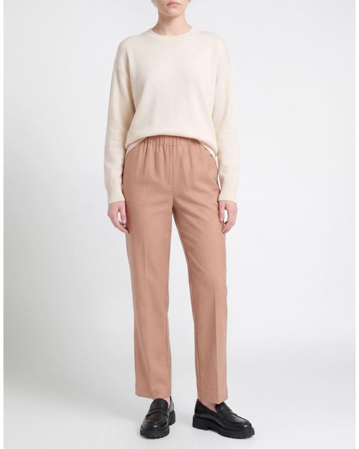 Kiltie Natural Sand Pants Virgin Wool, Elastane