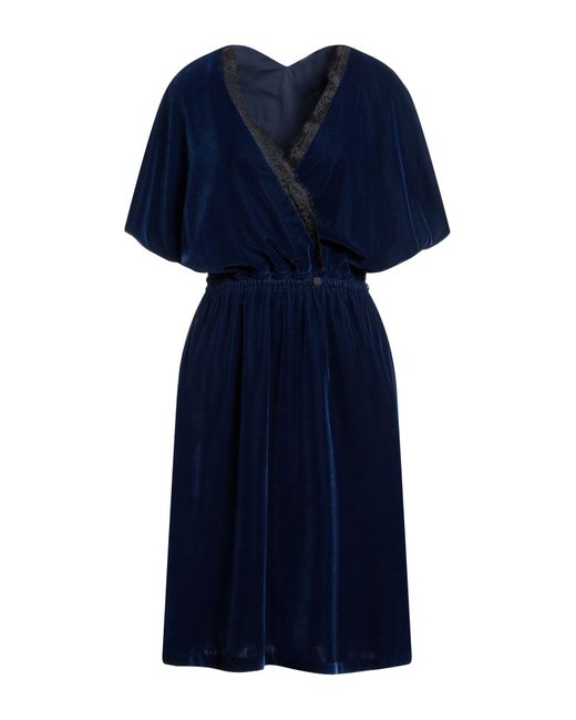 Class Roberto Cavalli Blue Midi Dress