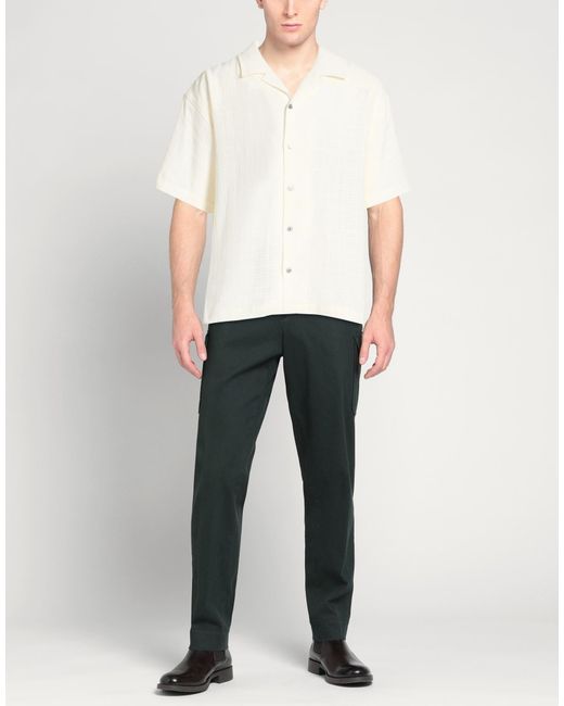 FRAME White Ivory Shirt Cotton for men