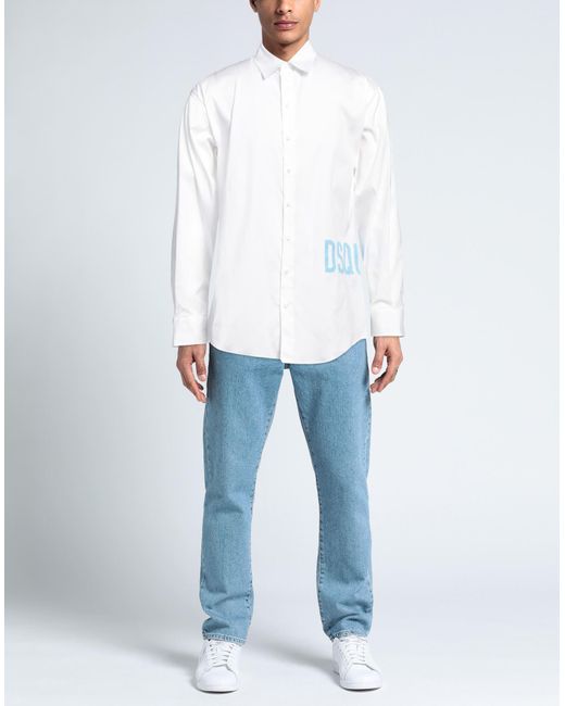 Camicia di DSquared² in White da Uomo