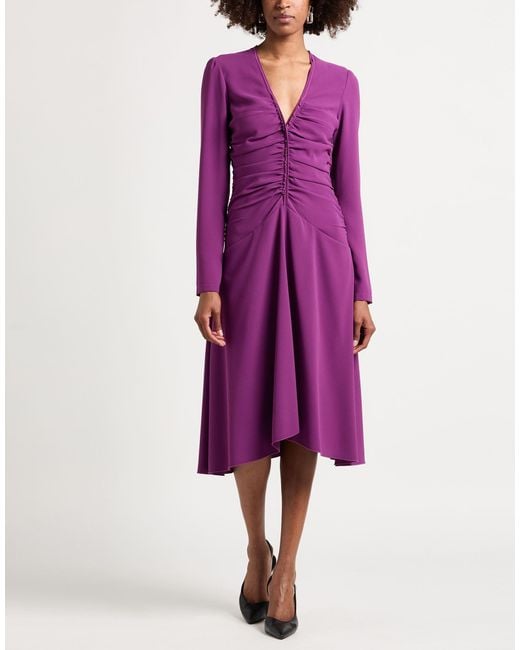 N°21 Purple Midi Dress Polyester