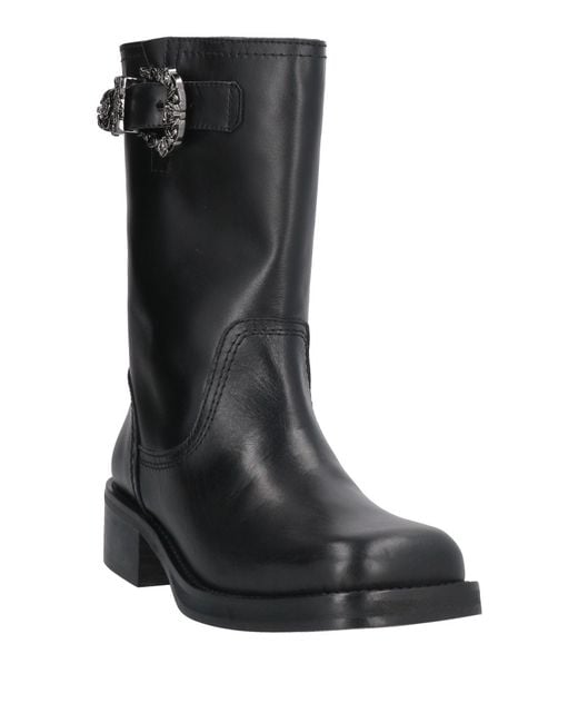 Ras Black Ankle Boots