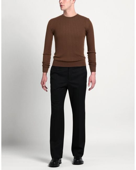FILIPPO DE LAURENTIIS Brown Sweaters for men