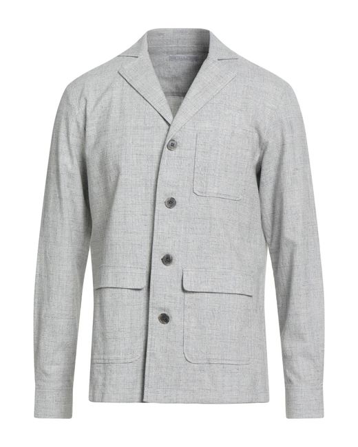 Hiltl Gray Light Blazer Cotton, Elastane for men