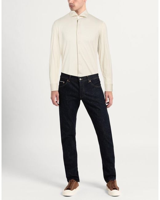 Camisa Sonrisa de hombre de color White
