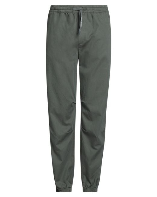 ARMANI EXCHANGE Gray Pants Lyocell, Cotton for men