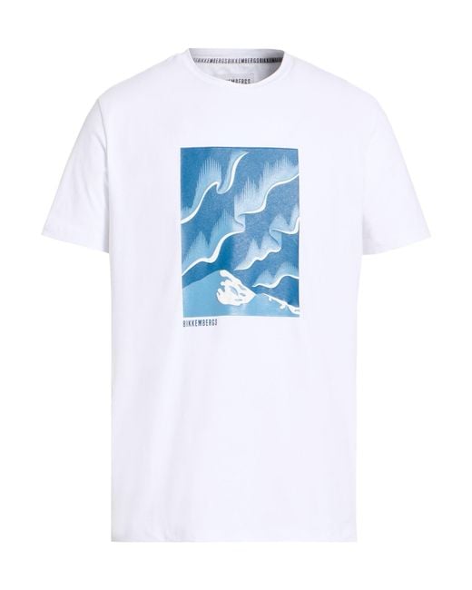 Bikkembergs Blue T-Shirt Cotton, Elastane for men