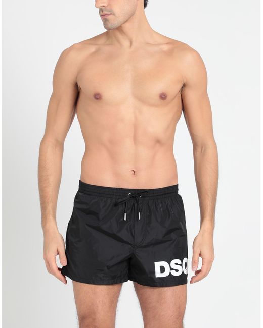 DSquared² Black Swim Trunks for men