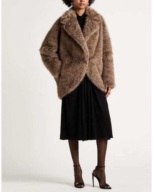 P.A.R.O.S.H. Brown Shearling & Teddy