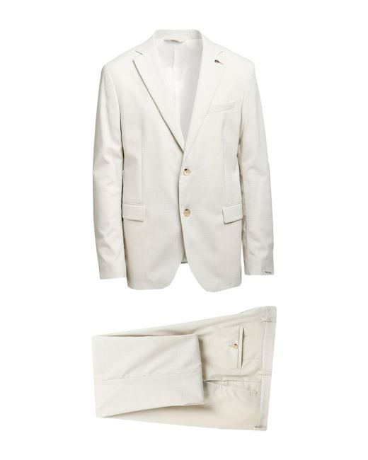 Paoloni White Suits for men