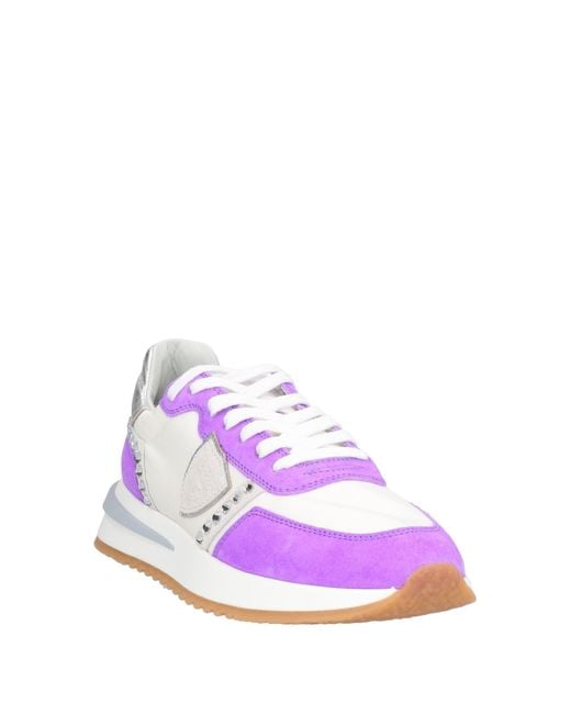 Philippe Model Purple Sneakers