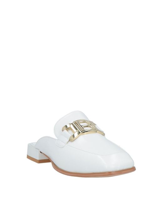 Laura Biagiotti White Mules & Clogs