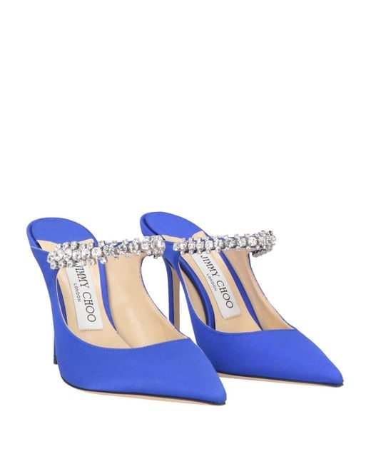 Jimmy Choo Blue Mules & Clogs