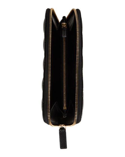 Versace Black Wallet Lambskin