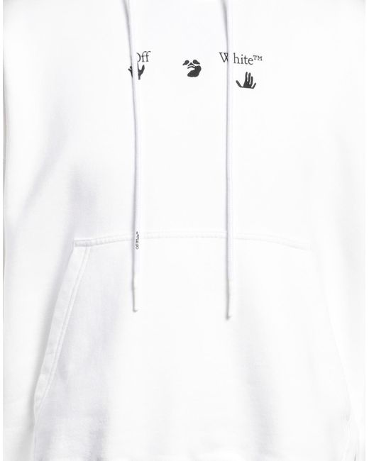 Off-White c/o Virgil Abloh Sweatshirt in White für Herren