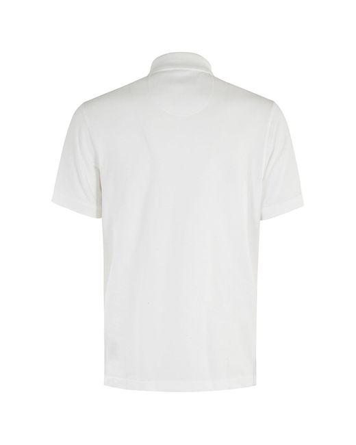 Barbour Poloshirt in White für Herren