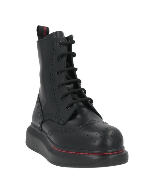 McQ Alexander McQueen Black Ankle Boots