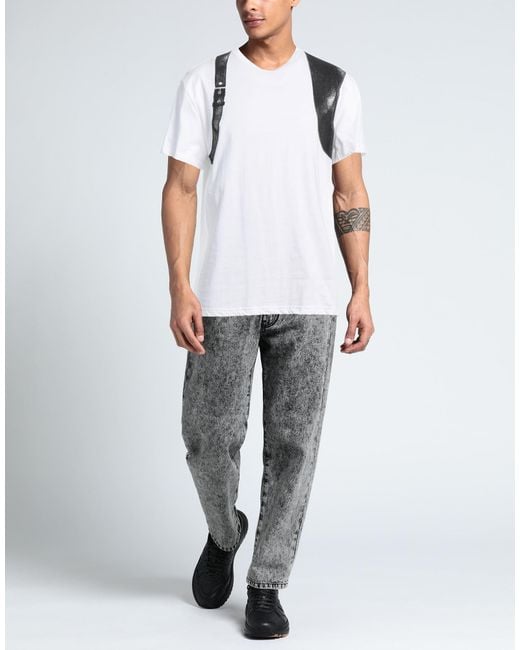McQueen White T-Shirt Cotton for men
