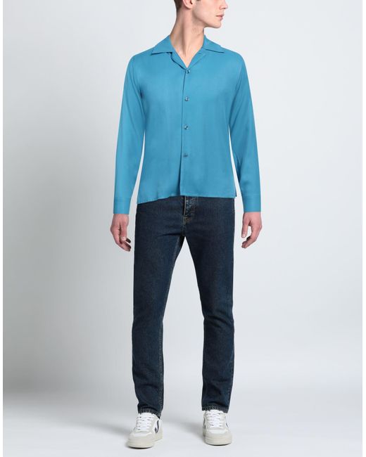 Sandro Blue Shirt for men