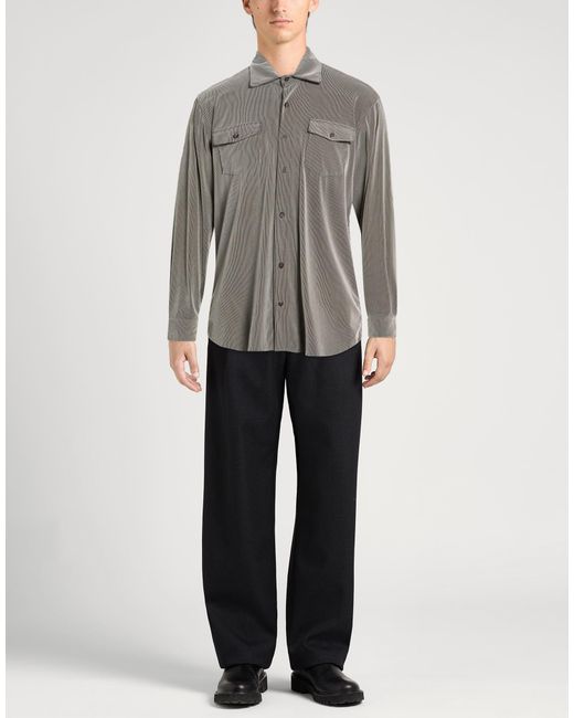 Camisa Rrd de hombre de color Gray