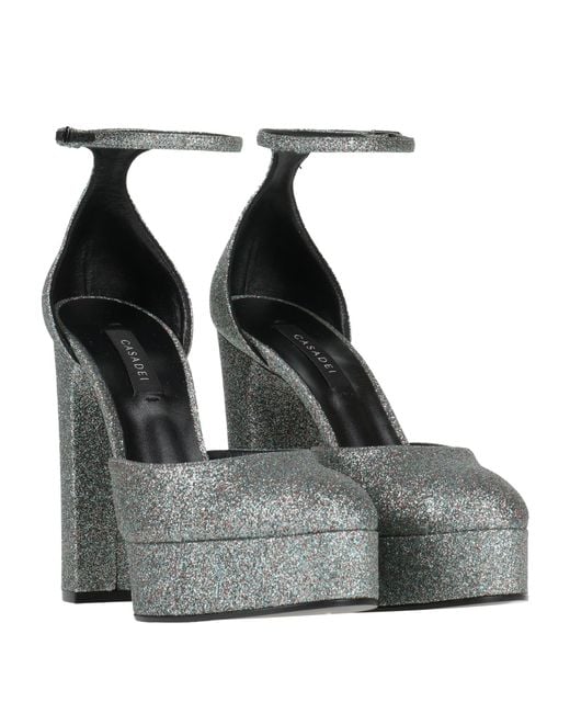 Casadei White Pumps