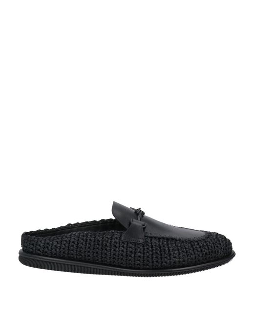 Giorgio Armani Black Mules & Clogs for men