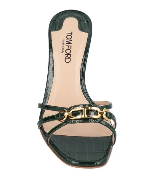 Tom Ford Metallic Sandals