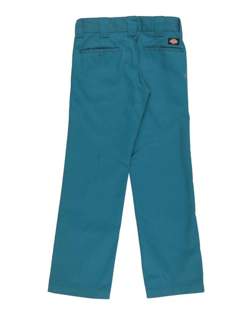 Dickies Blue Pants Polyester, Cotton for men