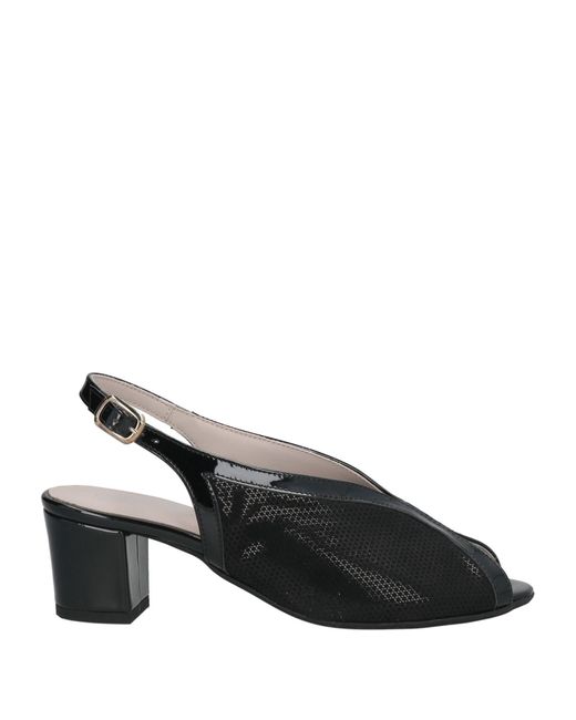 Cinzia Soft Black Sandals