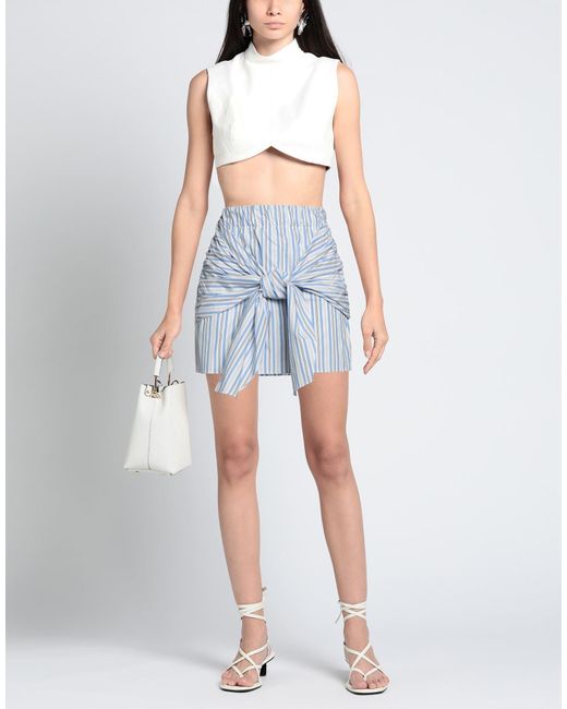 Patrizia Pepe Blue Mini Skirt
